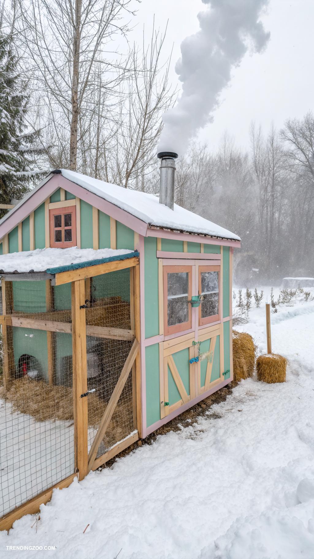 winterizing chicken coop Seal any drafts and gaps