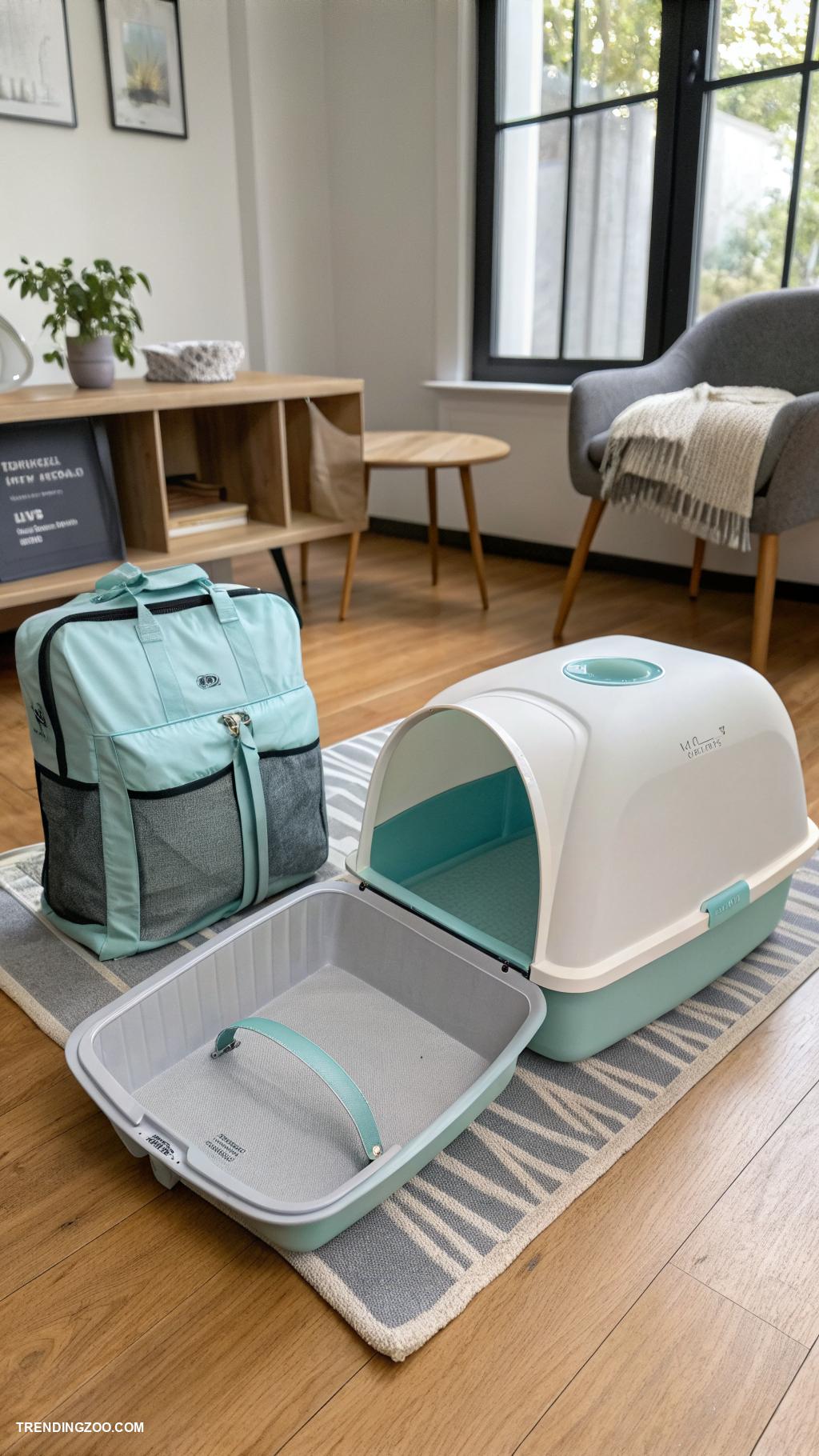 apartment litter box ideas Portable litter box for travel