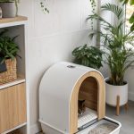 apartment litter box ideas Wall mounted litter box solution