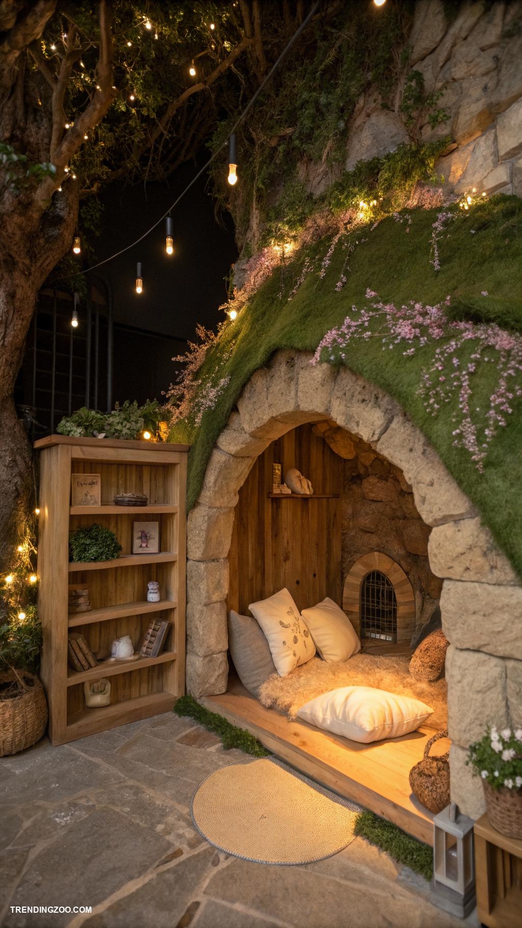 cat castle ideas Hidden cave for cozy naps