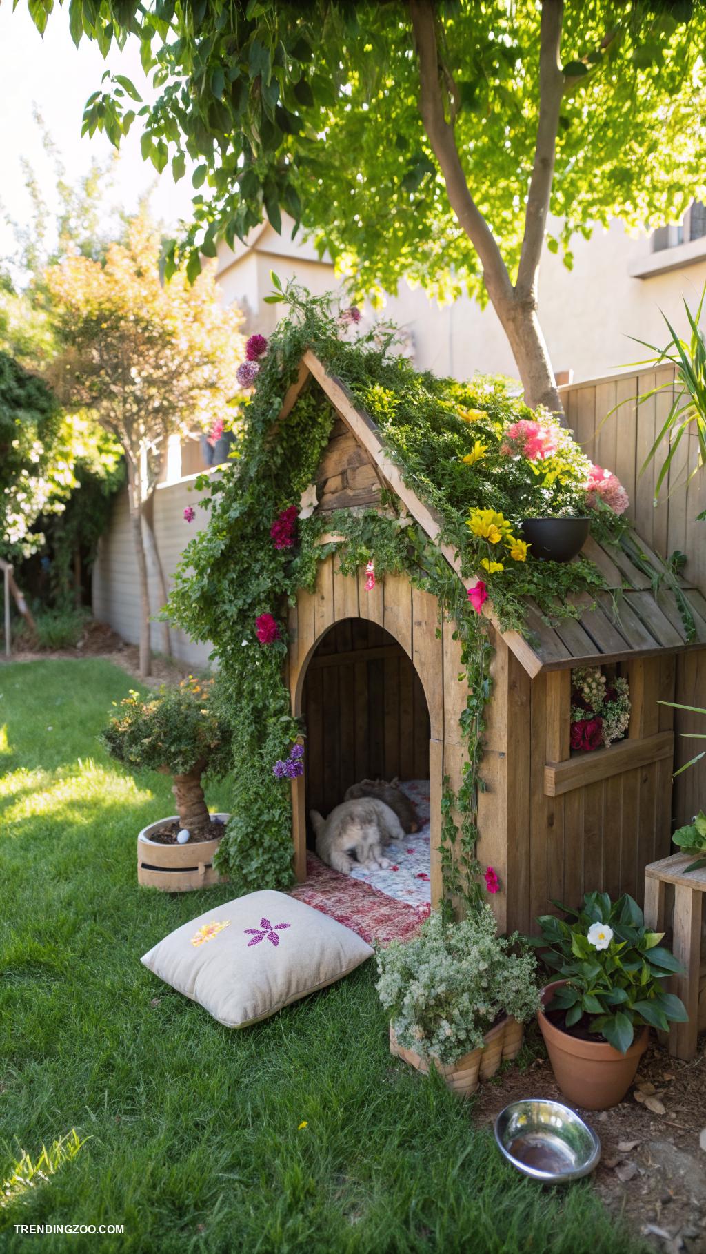 cat garden ideas Create a cat friendly hiding spot