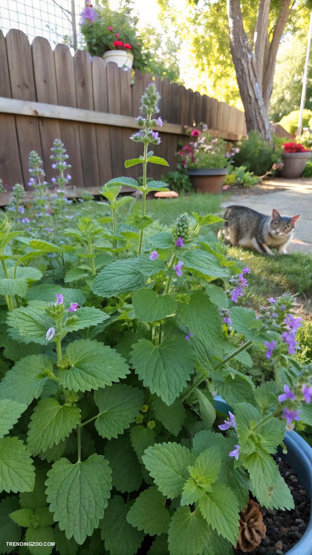 cat garden ideas Plant catnip for playful exploration