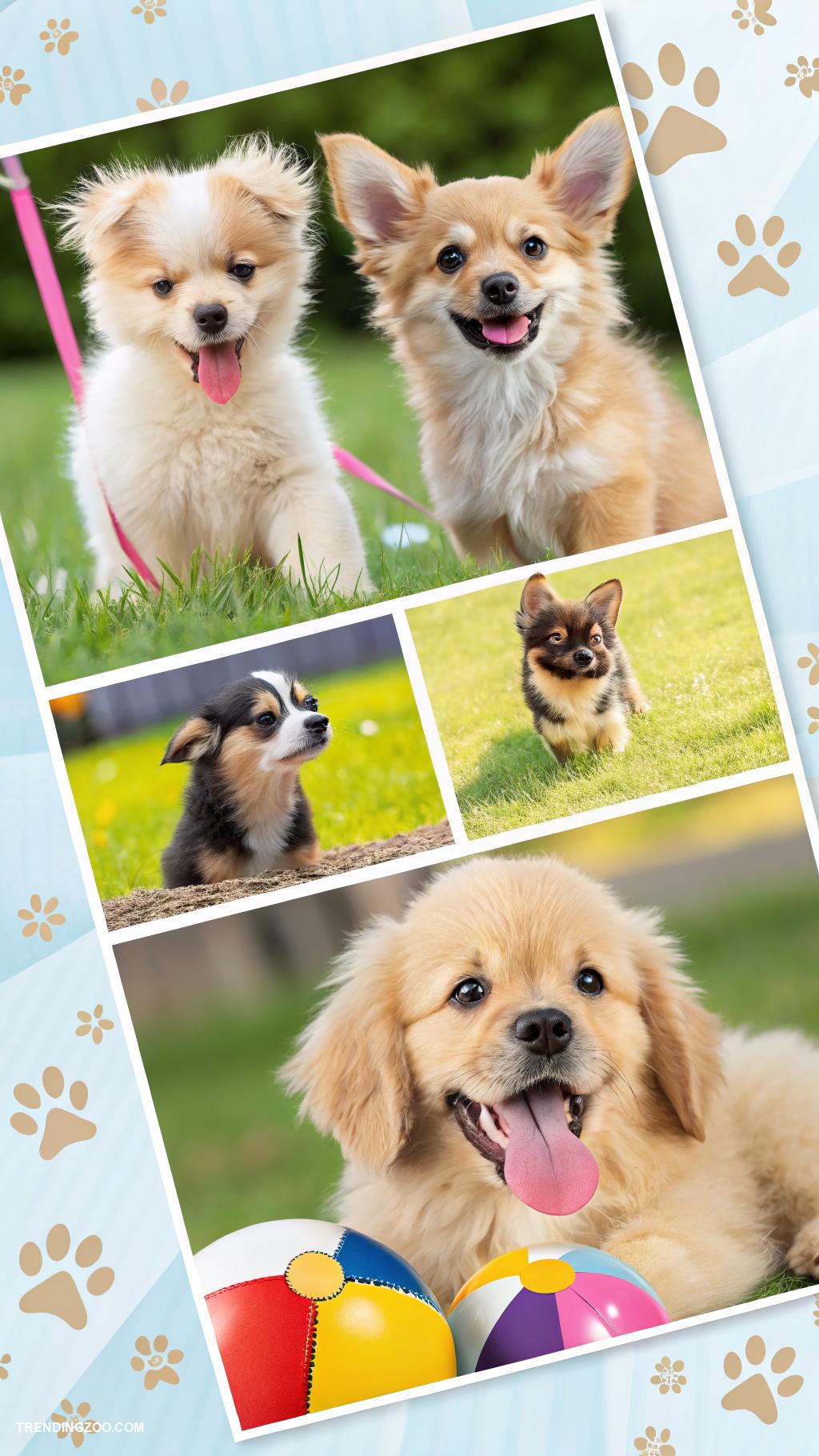 dog wall ideas Collage of furry friend photos