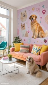 dog wall ideas Dog breed wall stickers
