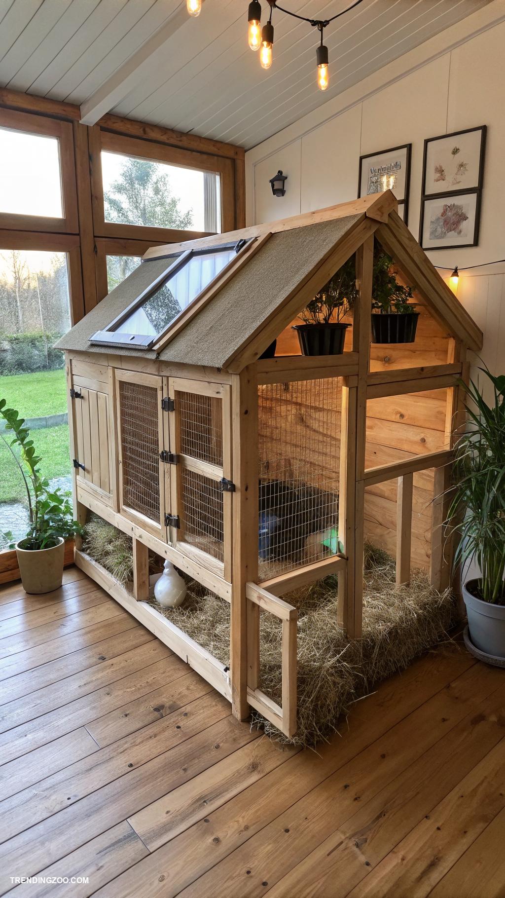 interior chicken coop ideas Portable coops for easy repositioning