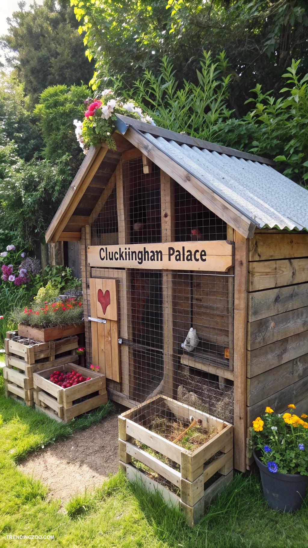 small chicken coops DIY pallet coop for budget friendly solution