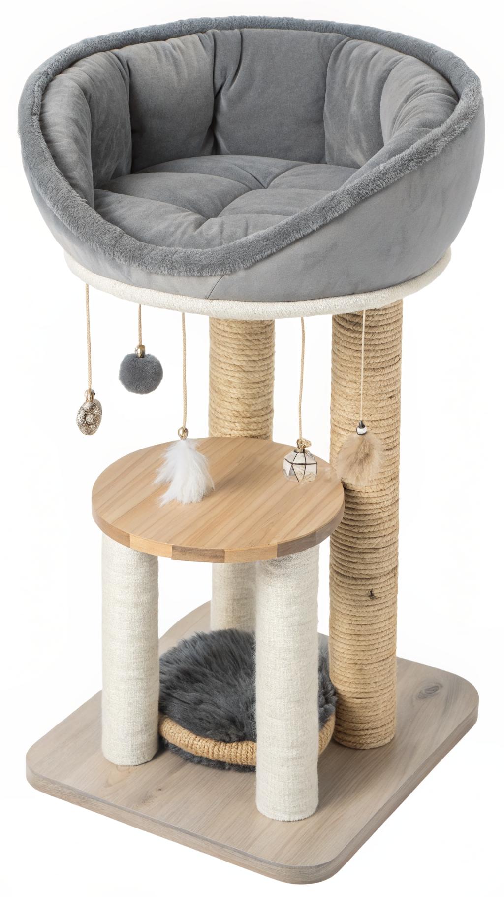 cat pod ideas Cat tree pod with scratching post