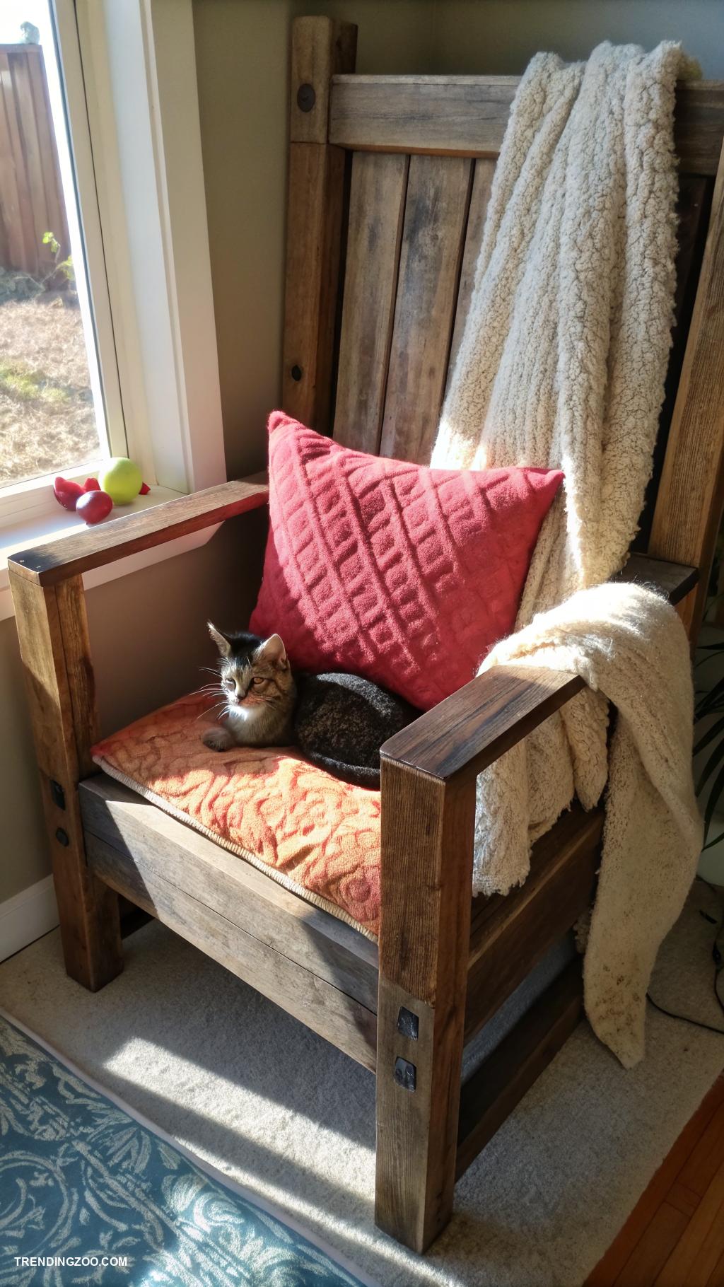 diy cat sofa bed Repurpose old furniture into a cat bed