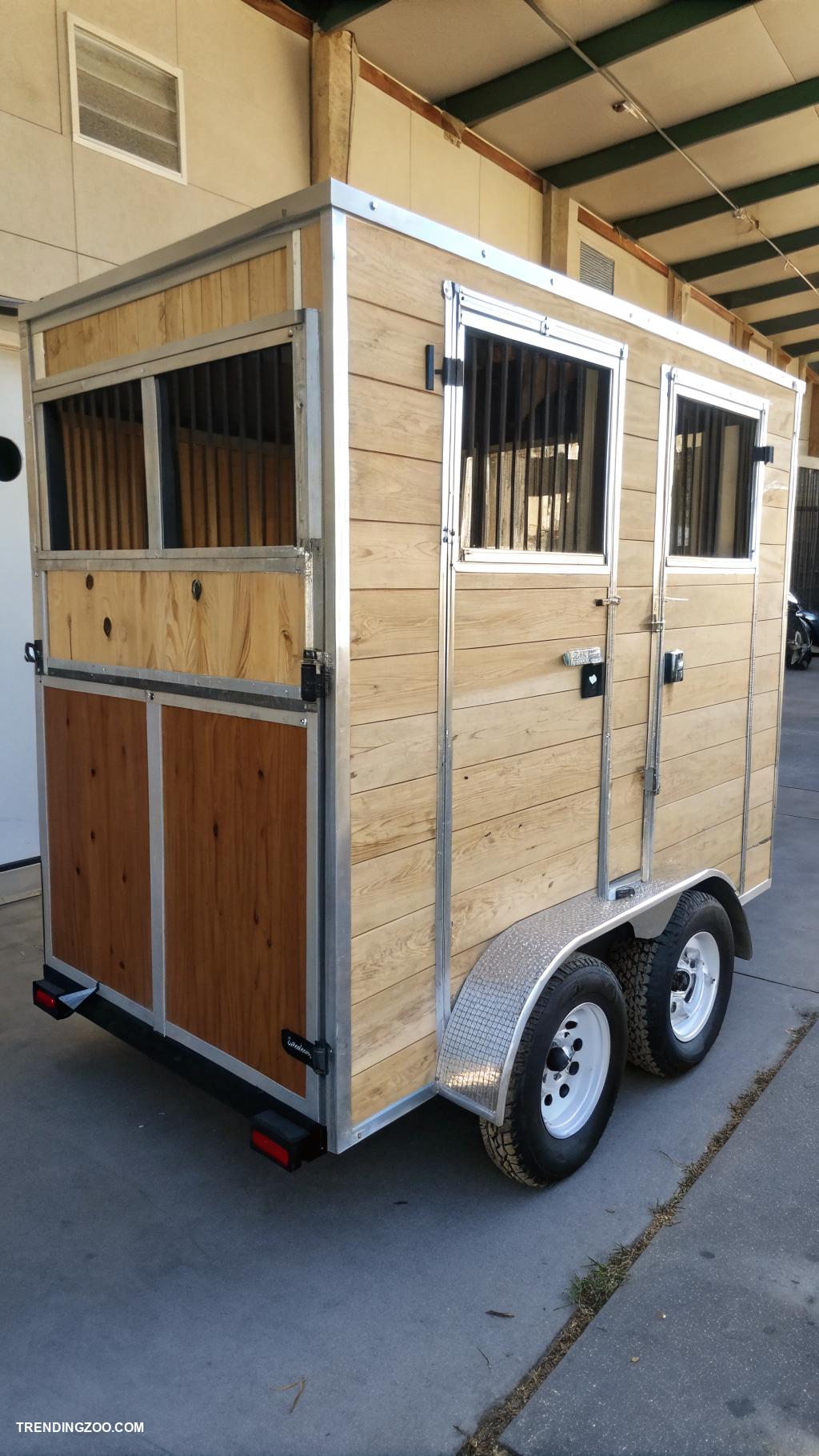 diy horse stall ideas Build a portable horse stall on wheels