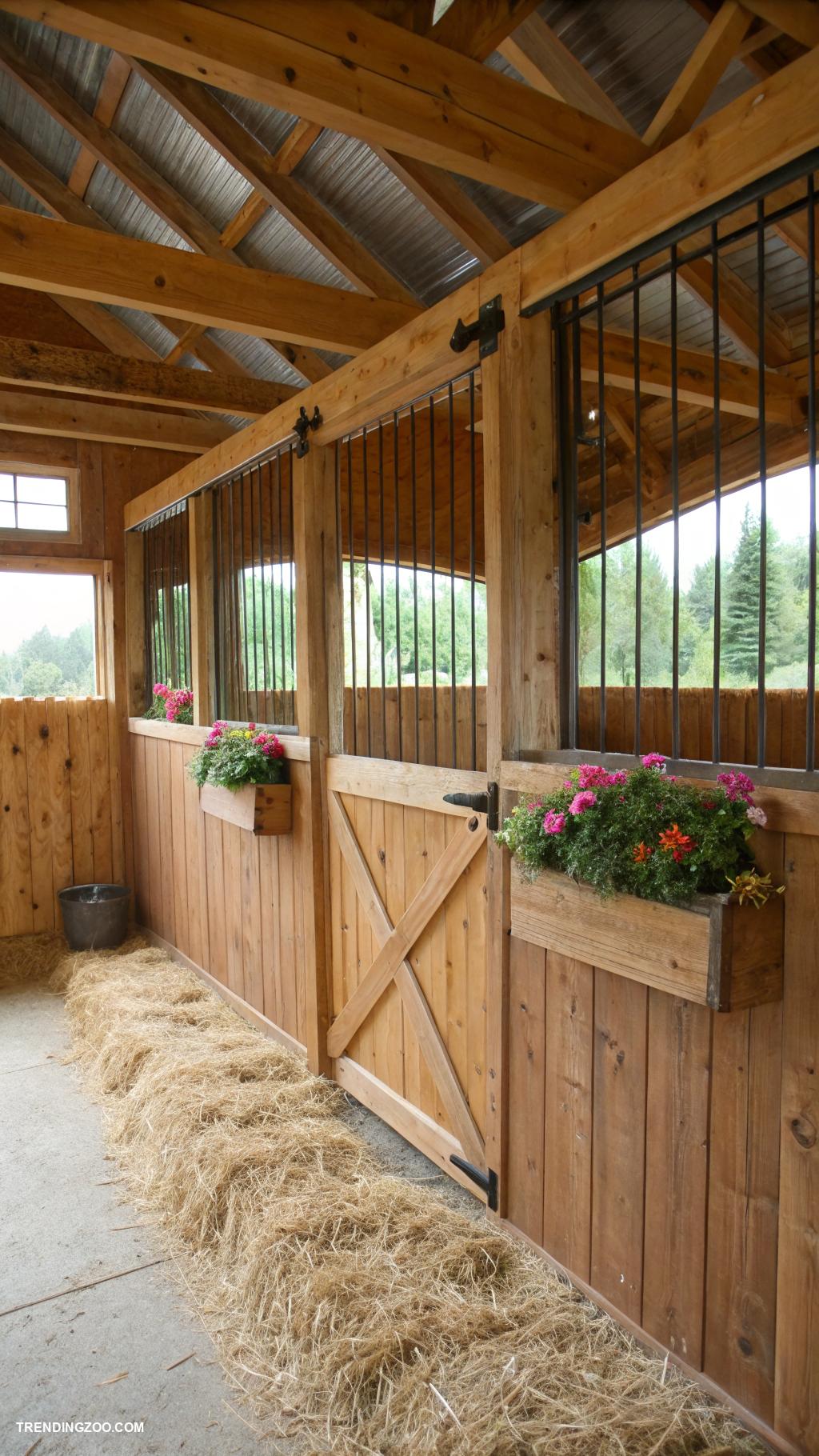 diy horse stall ideas Use eco friendly materials for construction