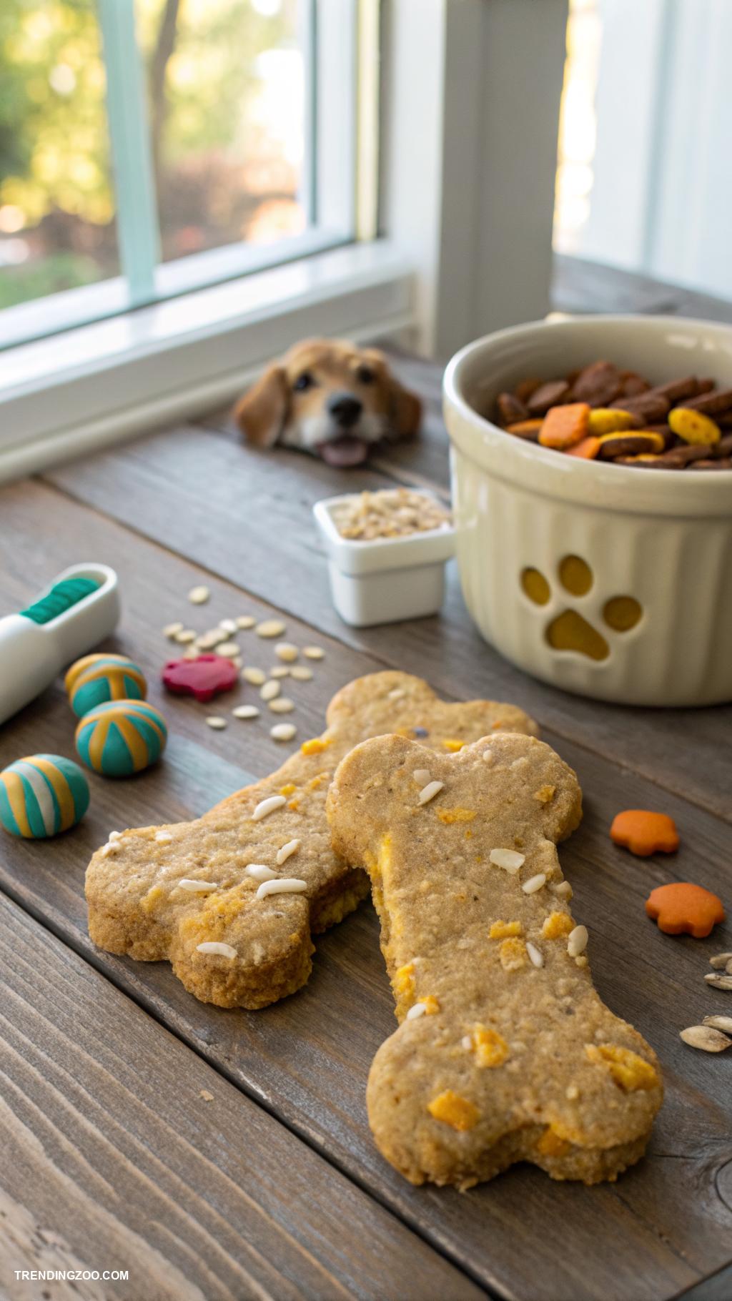 dog themed cookies Cheesy Oatmeal Doggie Snacks
