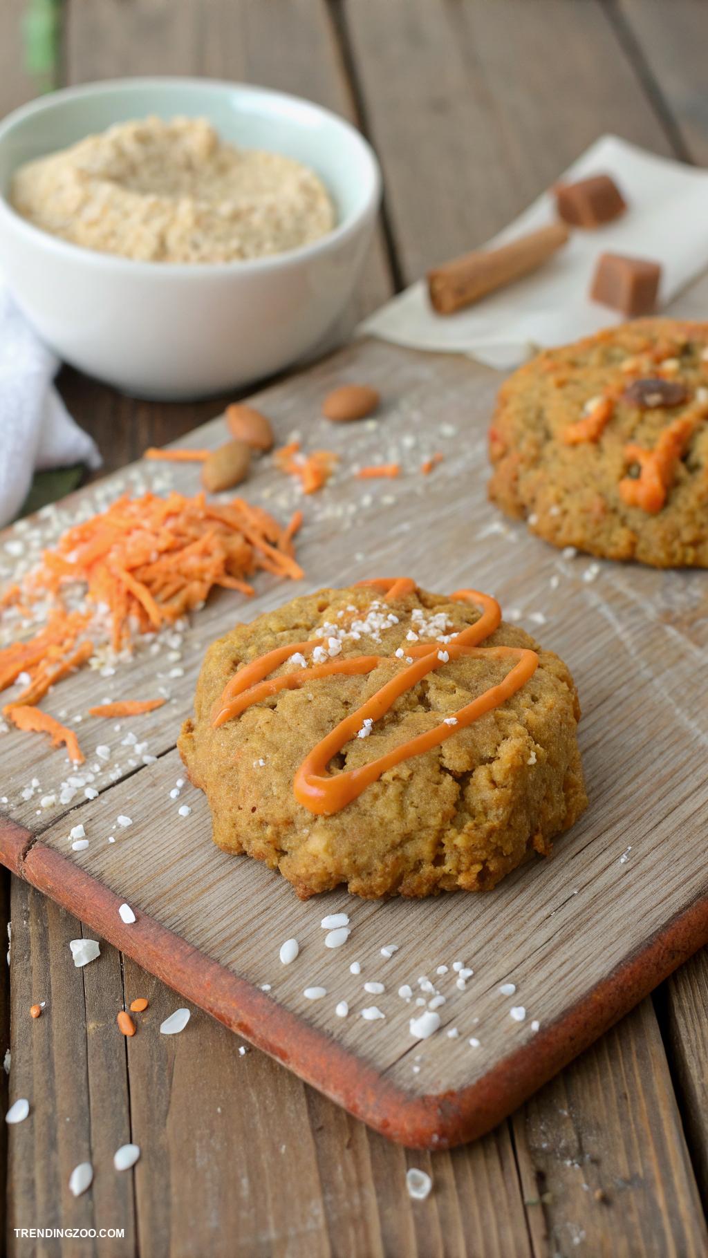 dog themed cookies Coconut Flour and Carrot Cookies