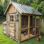 green chicken coops Recycled pallets chicken coop design