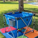 outside dog washing station Collapsible dog wash station for travel