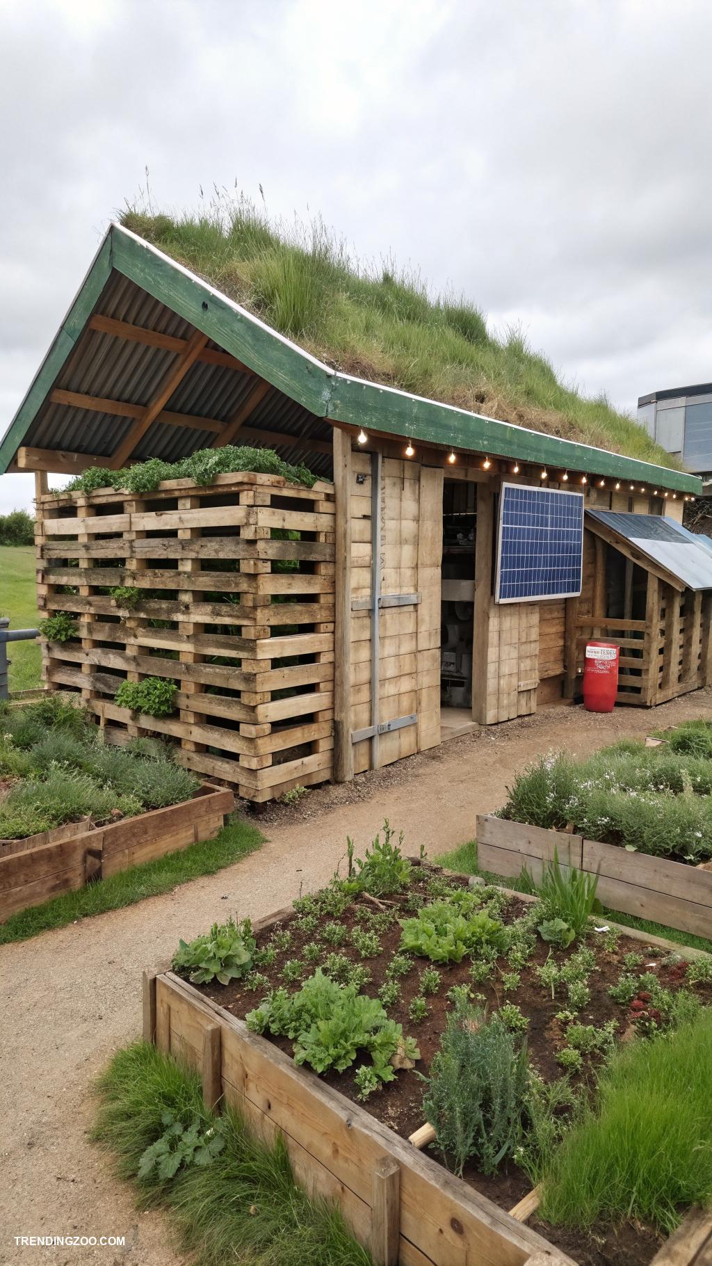 piggery farm design Recycled materials for eco friendly structures
