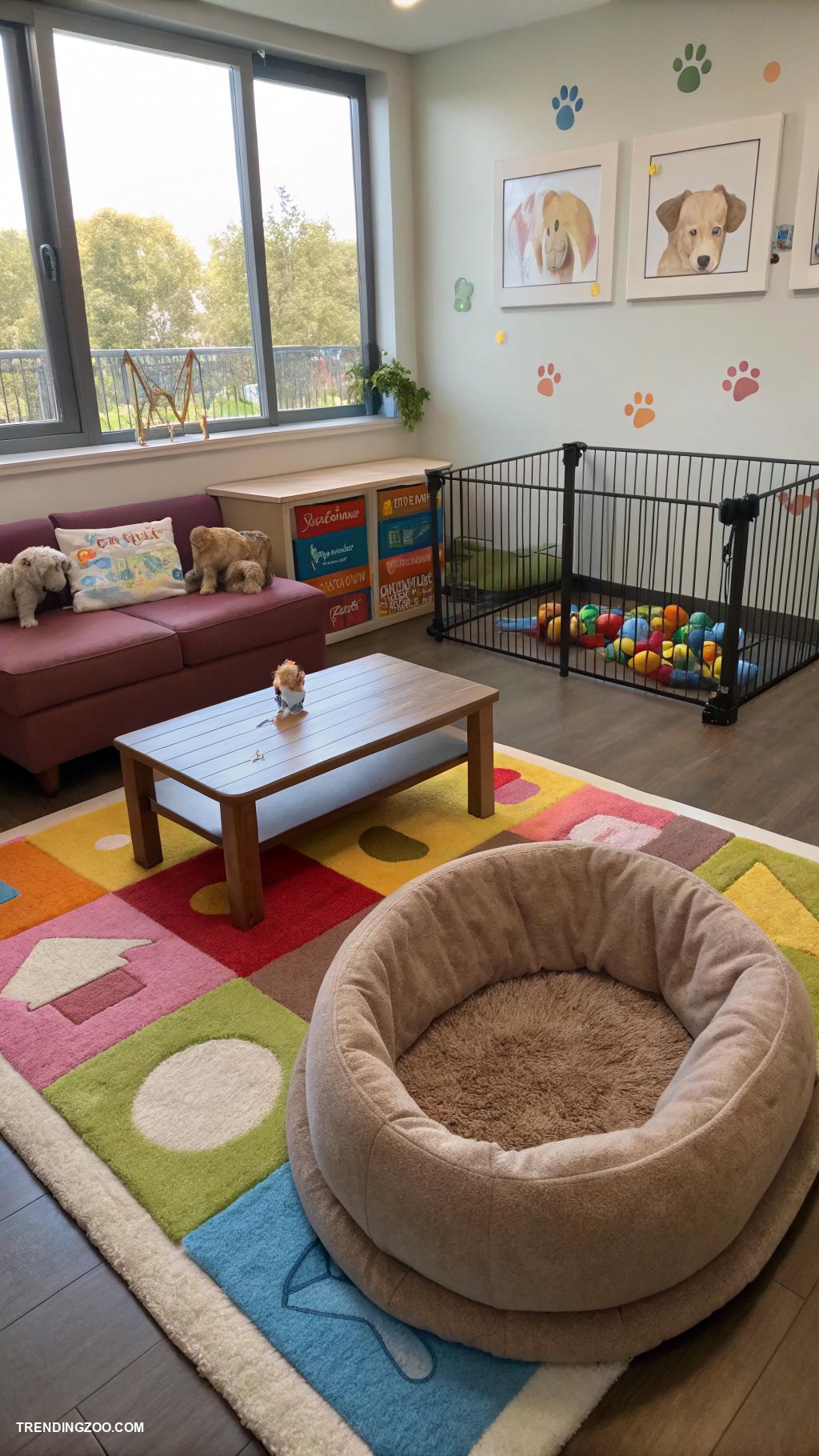 puppy area indoor ideas Build a puppy friendly furniture layout