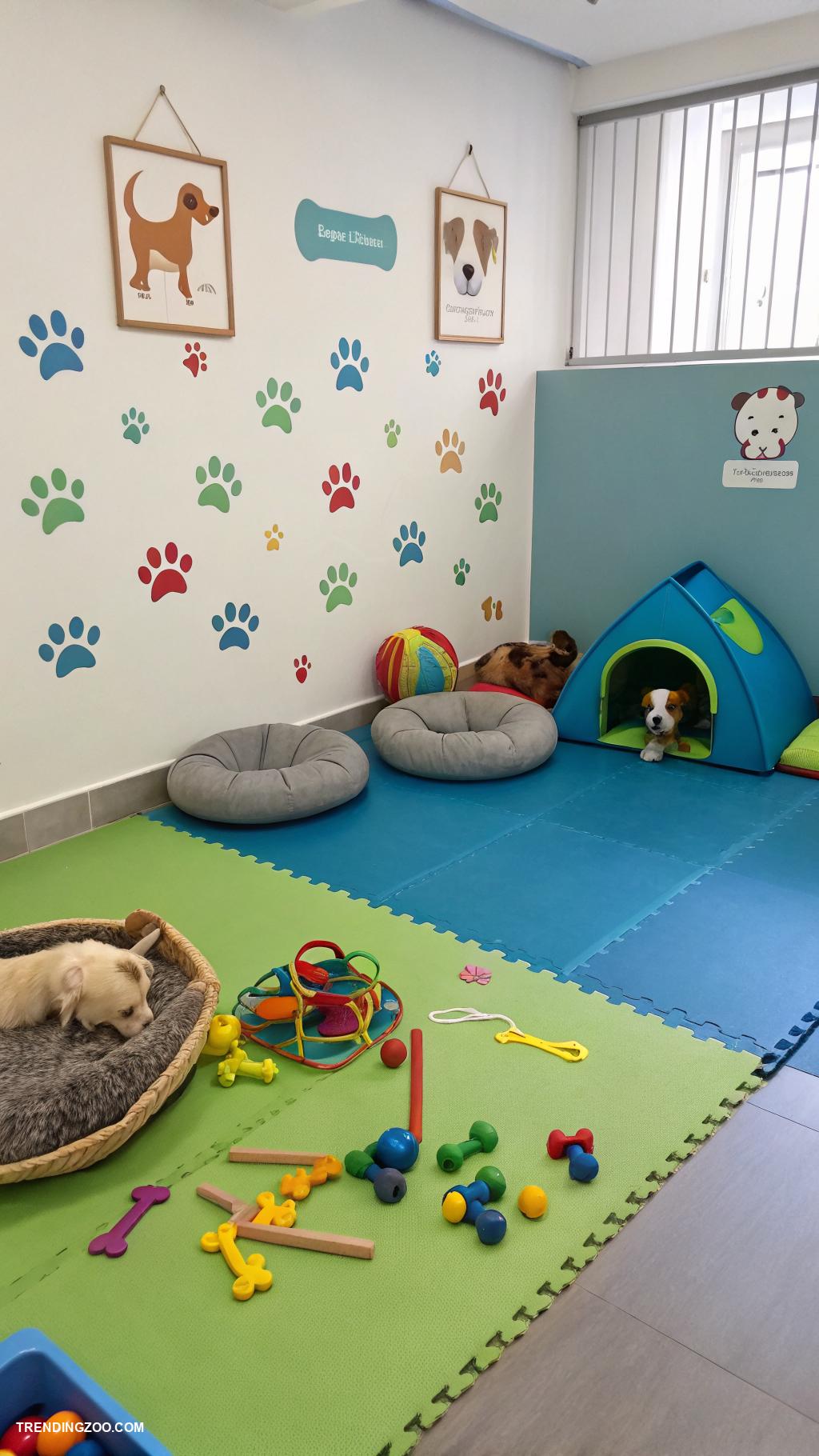 puppy area indoor ideas Create a puppy play zone with toys