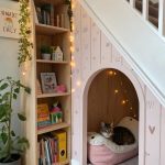 cat area in house Under stair cat hideaway