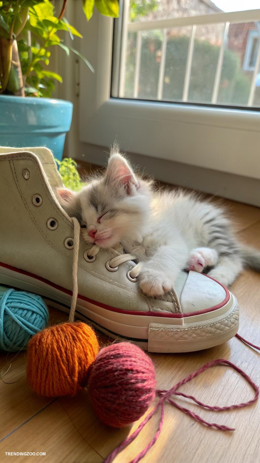 cute kitten phone wallpapers Adorable kittens napping in a shoe
