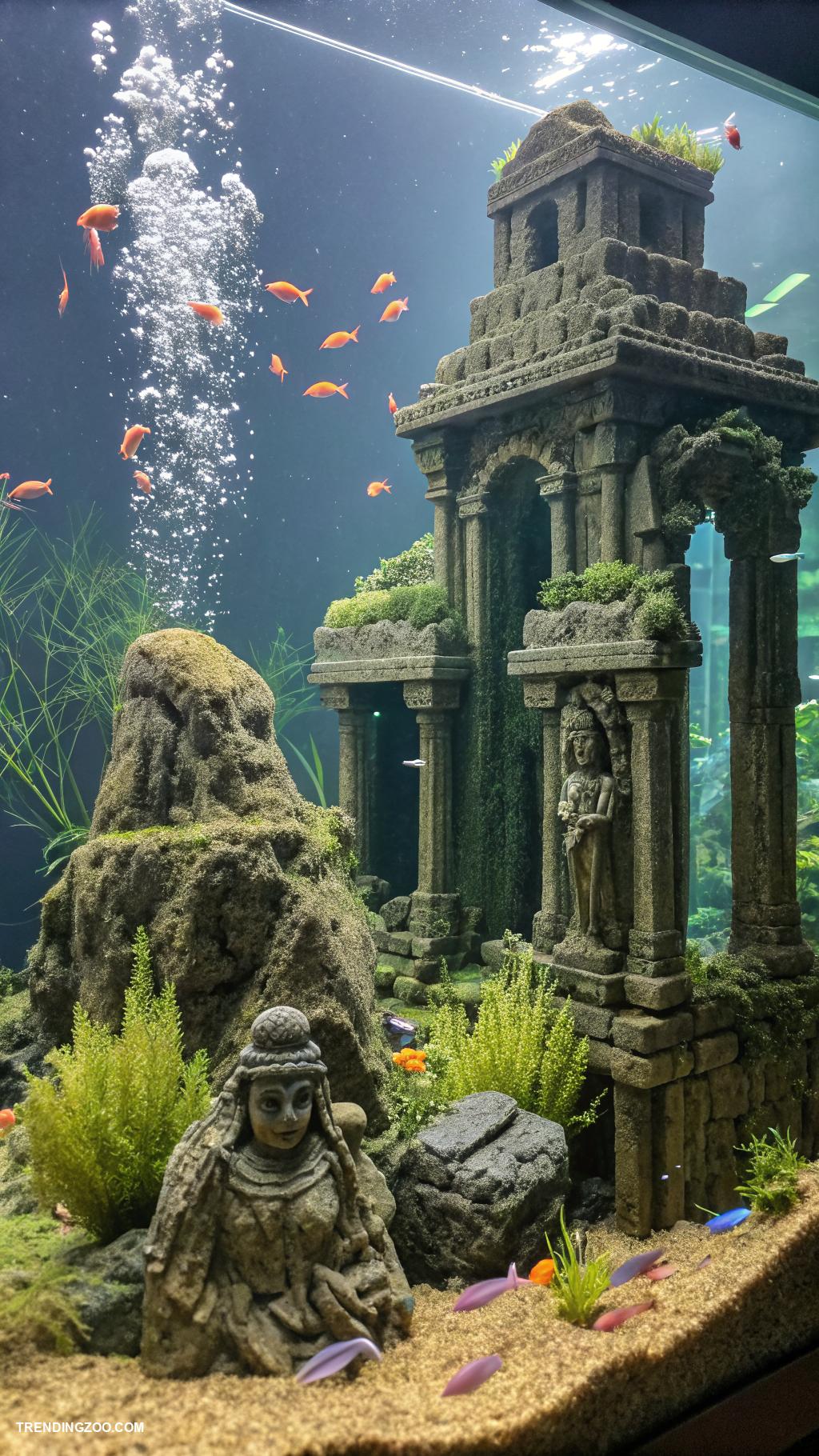 fish tank themes Ancient Ruins Exploration