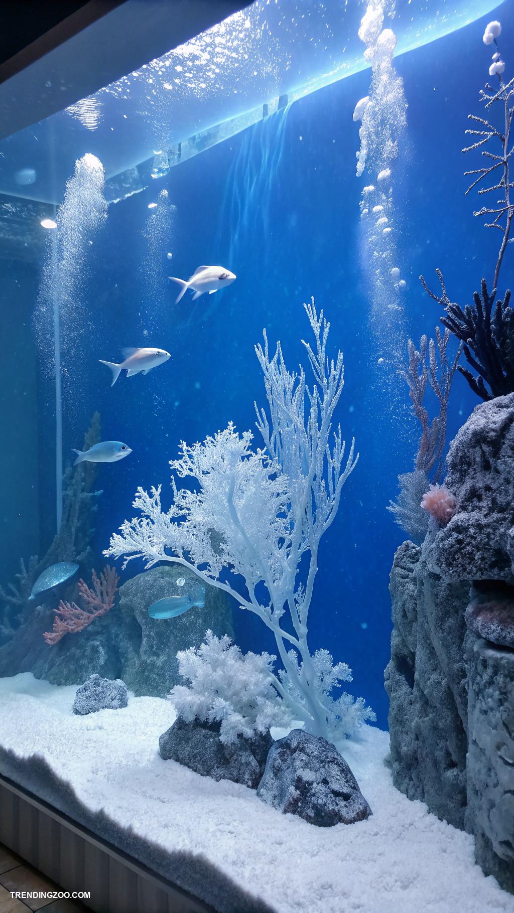 fish tank themes Frozen Arctic Wonderland