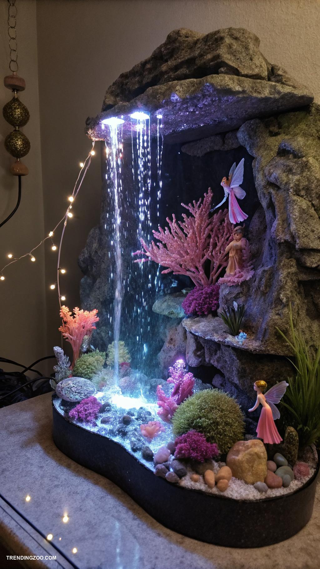 fish tank themes Mystical Fairy Grotto