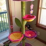 flower cat trees Flower shaped multi level cat tree
