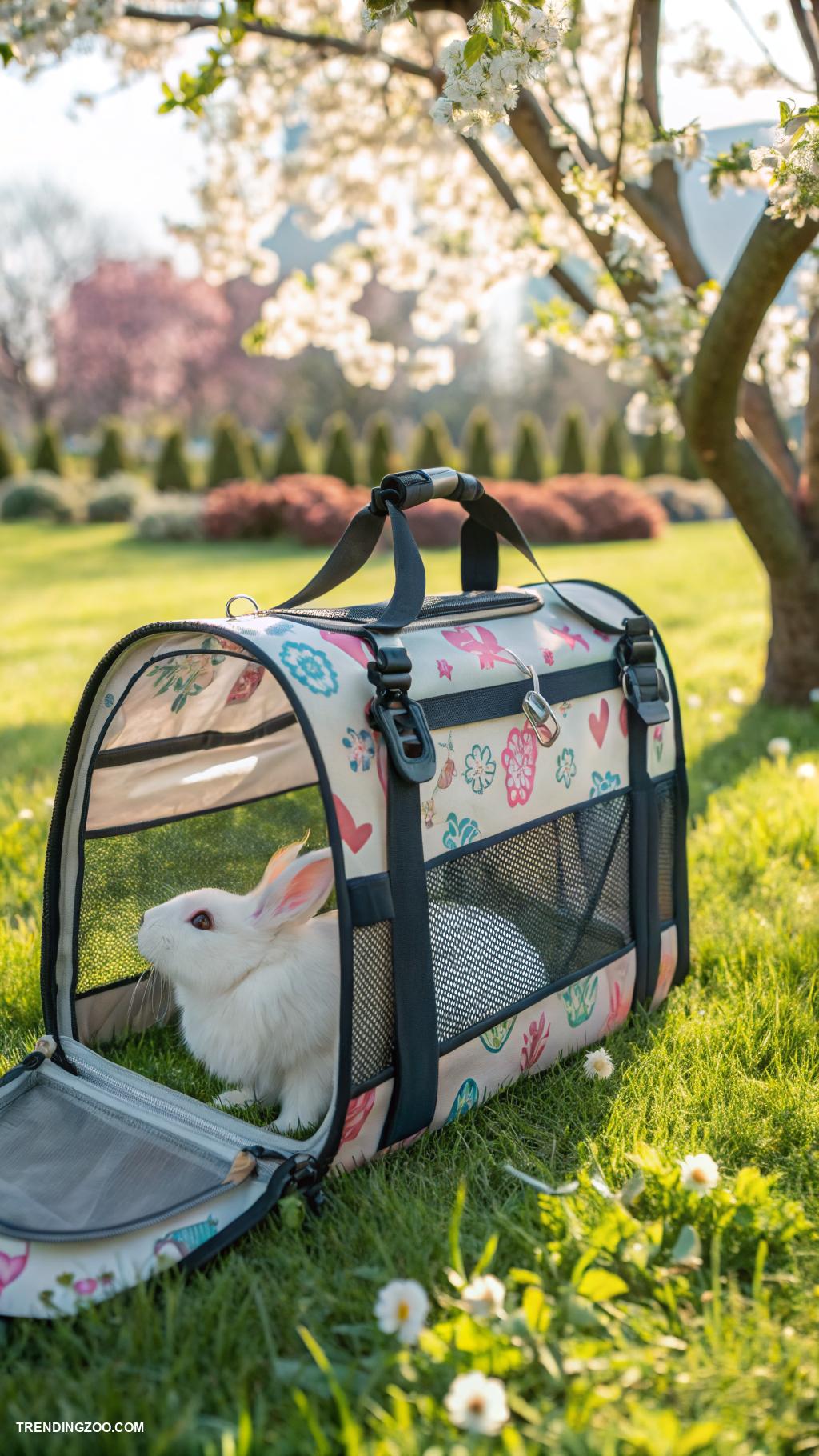 bunny house ideas Portable rabbit carrier for travel adventures