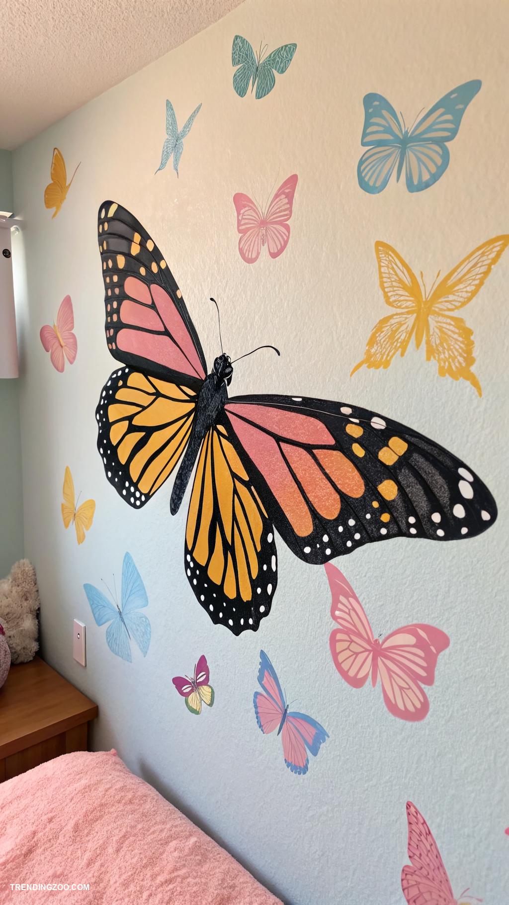 butterfly room decor Butterfly wall decals for vibrant accents