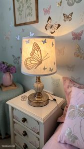 butterfly room decor Enchanted butterfly lamp for soft lighting