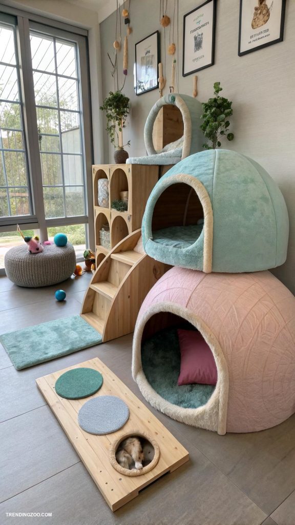 cat cave Customizable modular cave system for cats