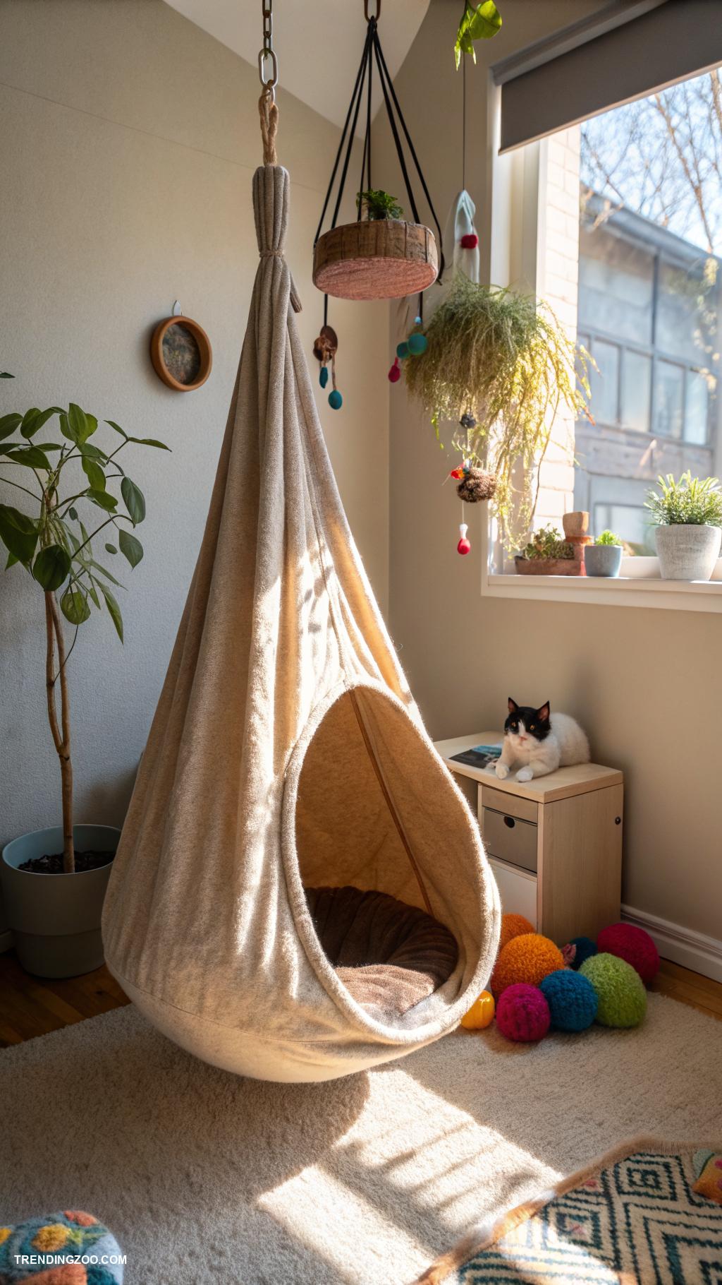 cat cave Hanging hammock cave for ceiling use