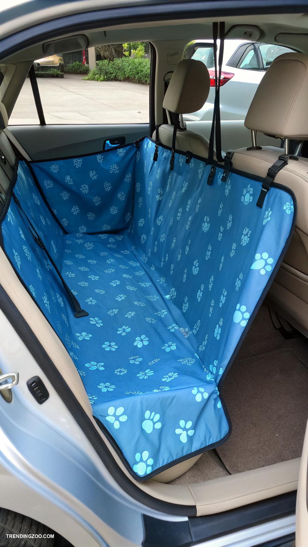 diy dog car seat Hammock style seat cover