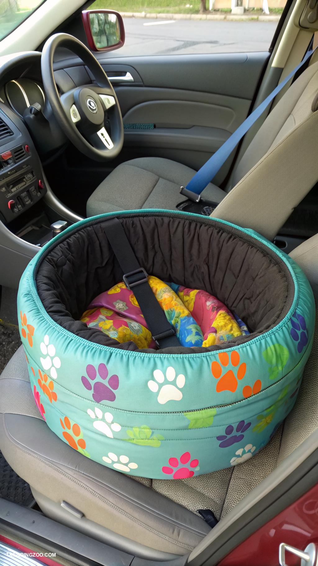diy dog car seat Recycled tire pet booster seat