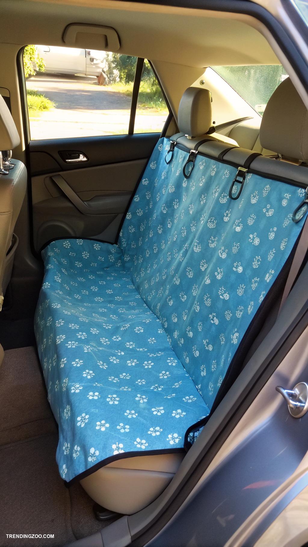 diy dog car seat Simple fabric pet seat cover