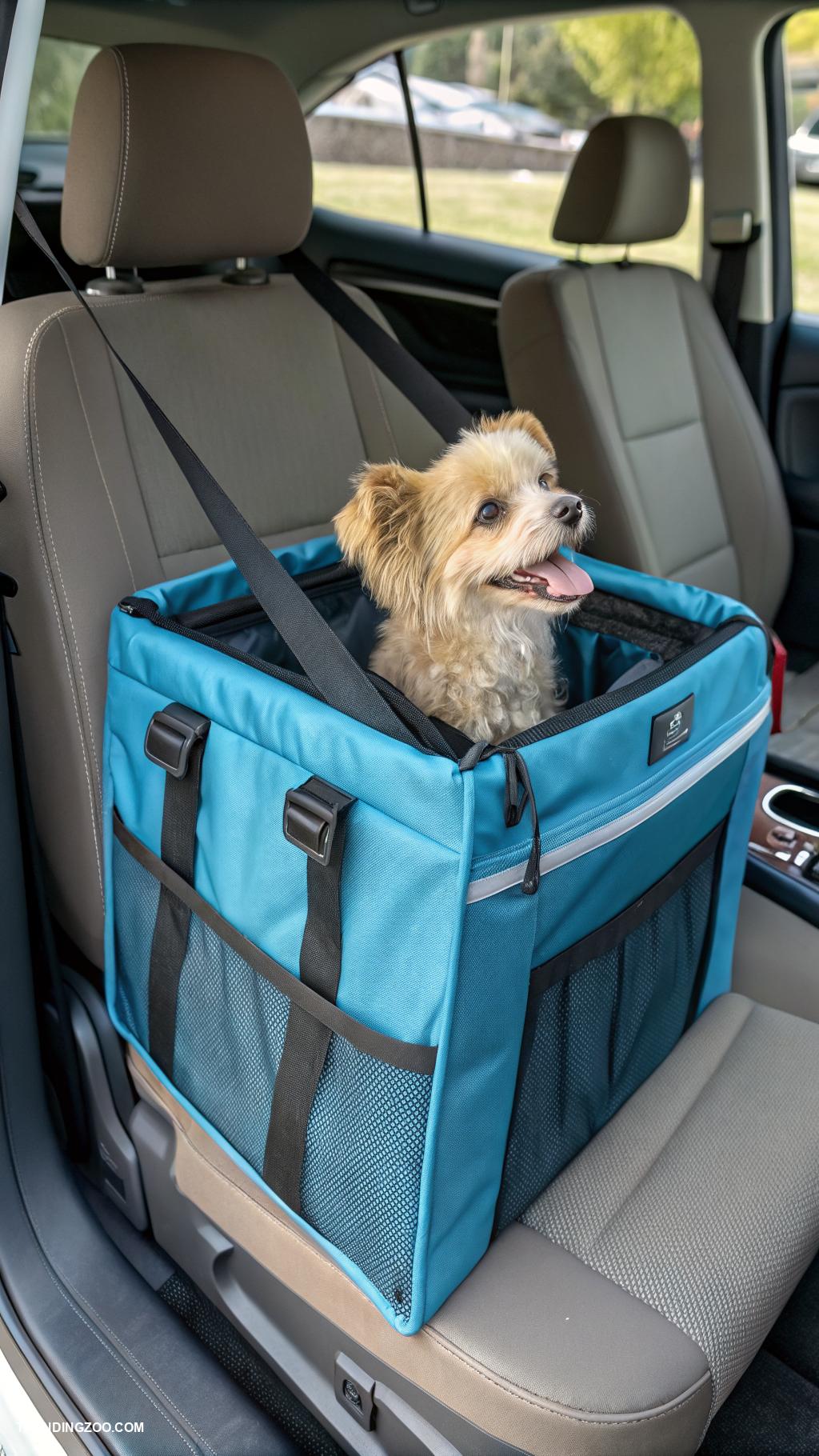 diy dog car seat Zippered travel pet carrier