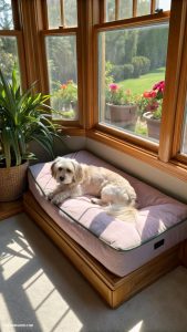 dog places in house Window perch for sunbathing dogs