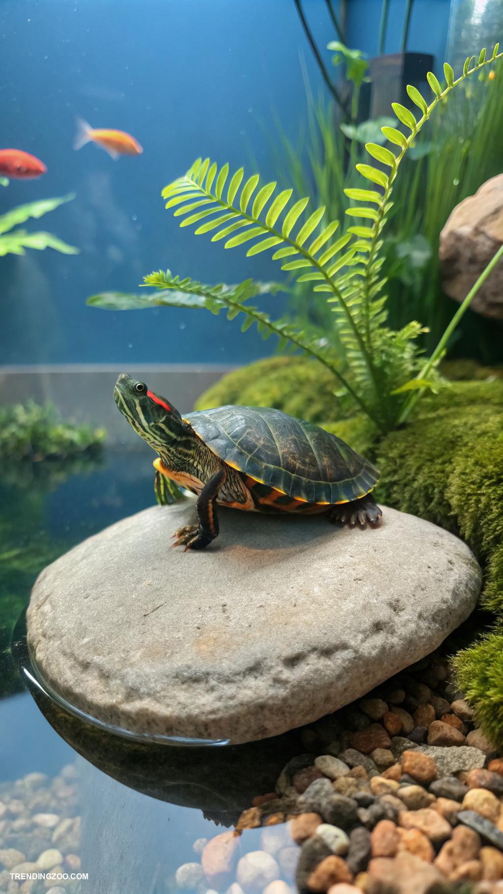 pet turtle Choose a small breed for easy care