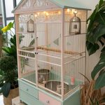 bird cage ideas Multi purpose cage with feeder and water stations