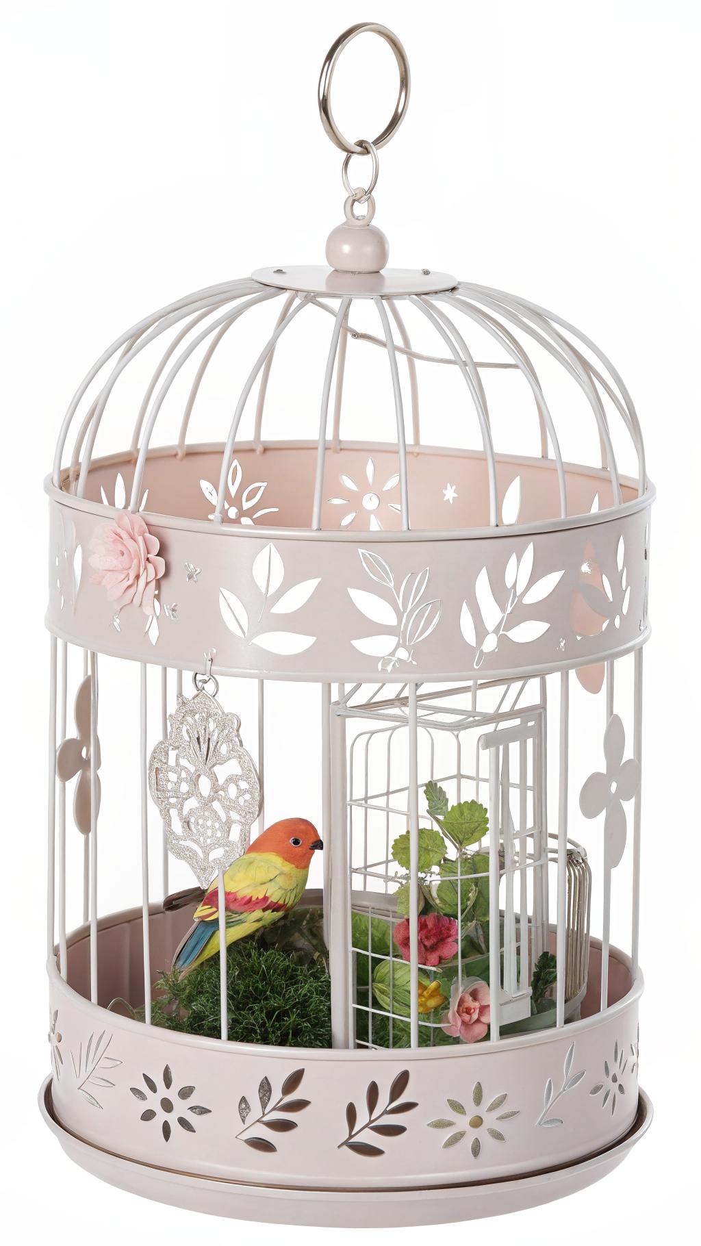 bird cage ideas Vertical hanging cage for space saving design
