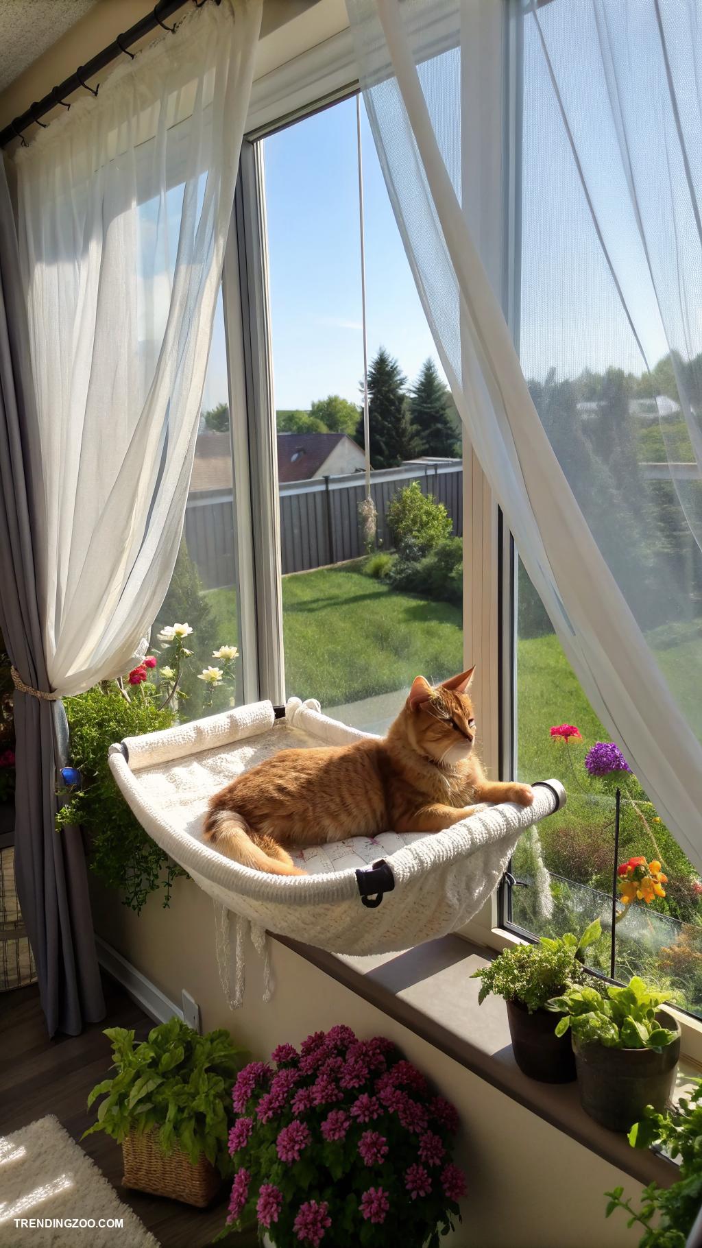 cat window enclosure ideas Attachable netting for secure window access