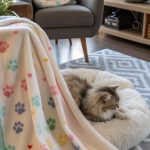 diy cat stuff Fleece blankets for warmth and comfort