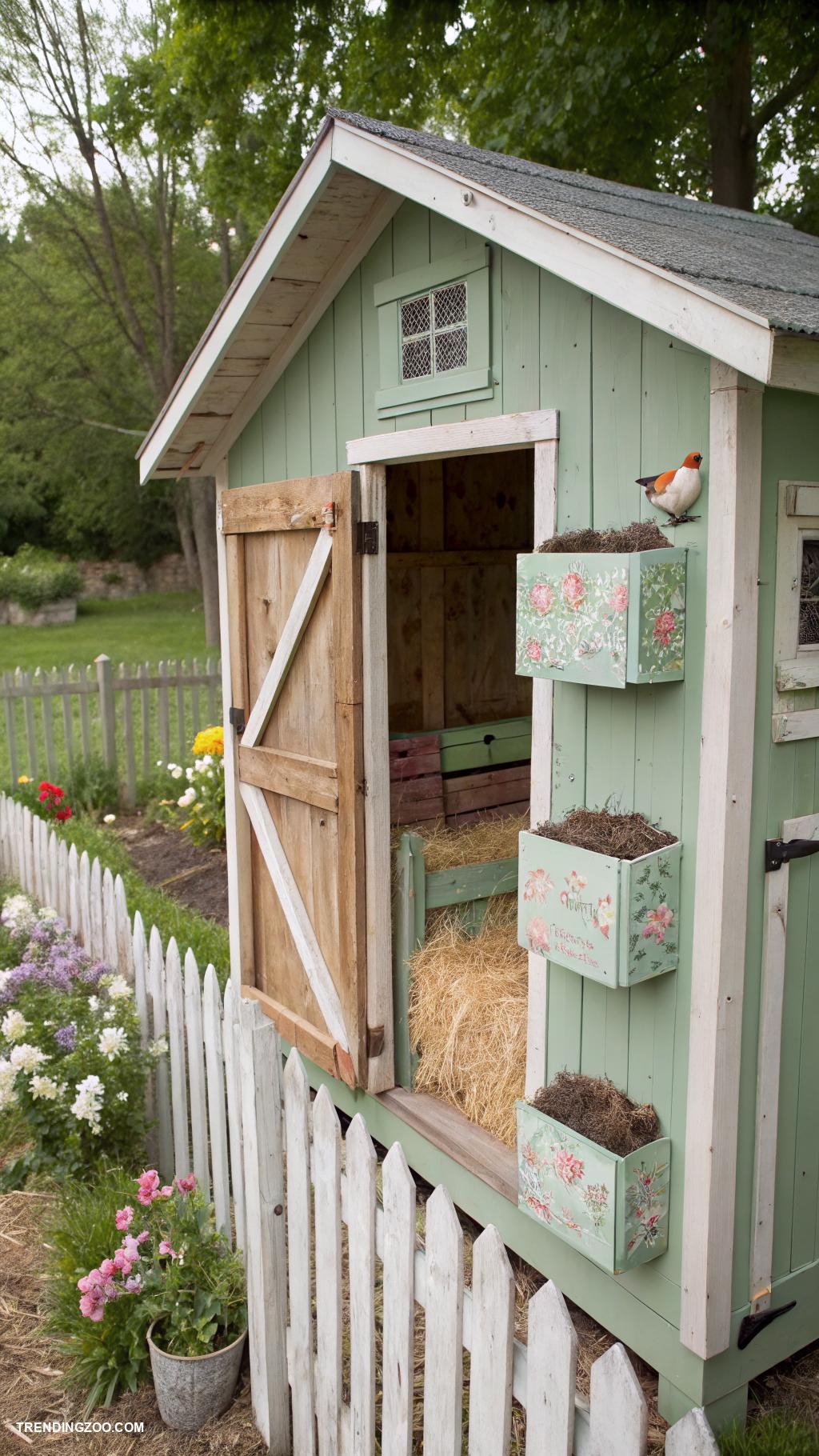 diy chicken house ideas Old shed transformed into a coop