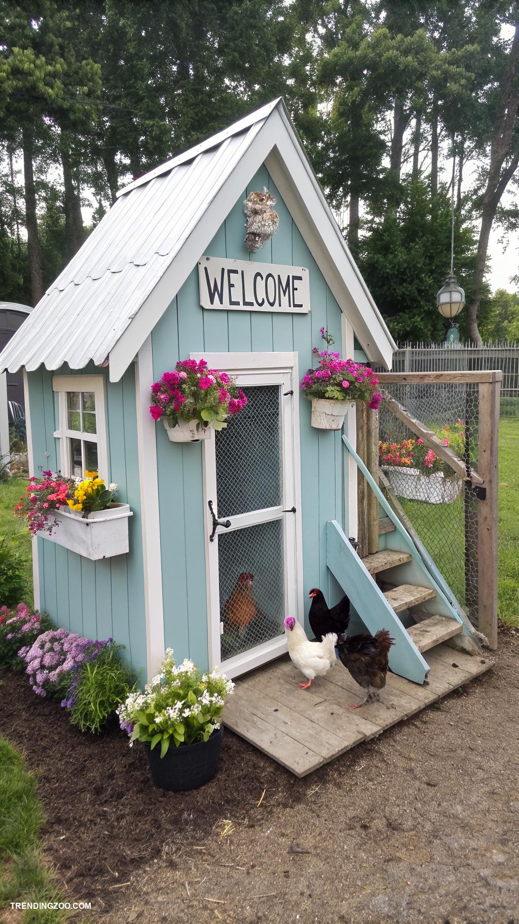 diy chicken house ideas Repurposed dog house coop