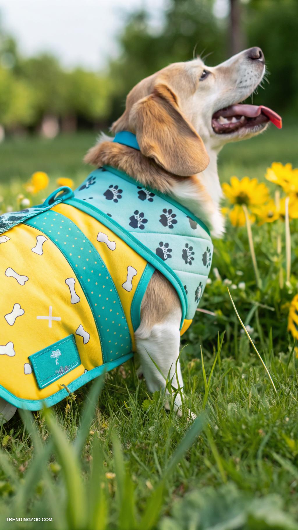 diy dog vest ideas Cooling vest for hot summer days