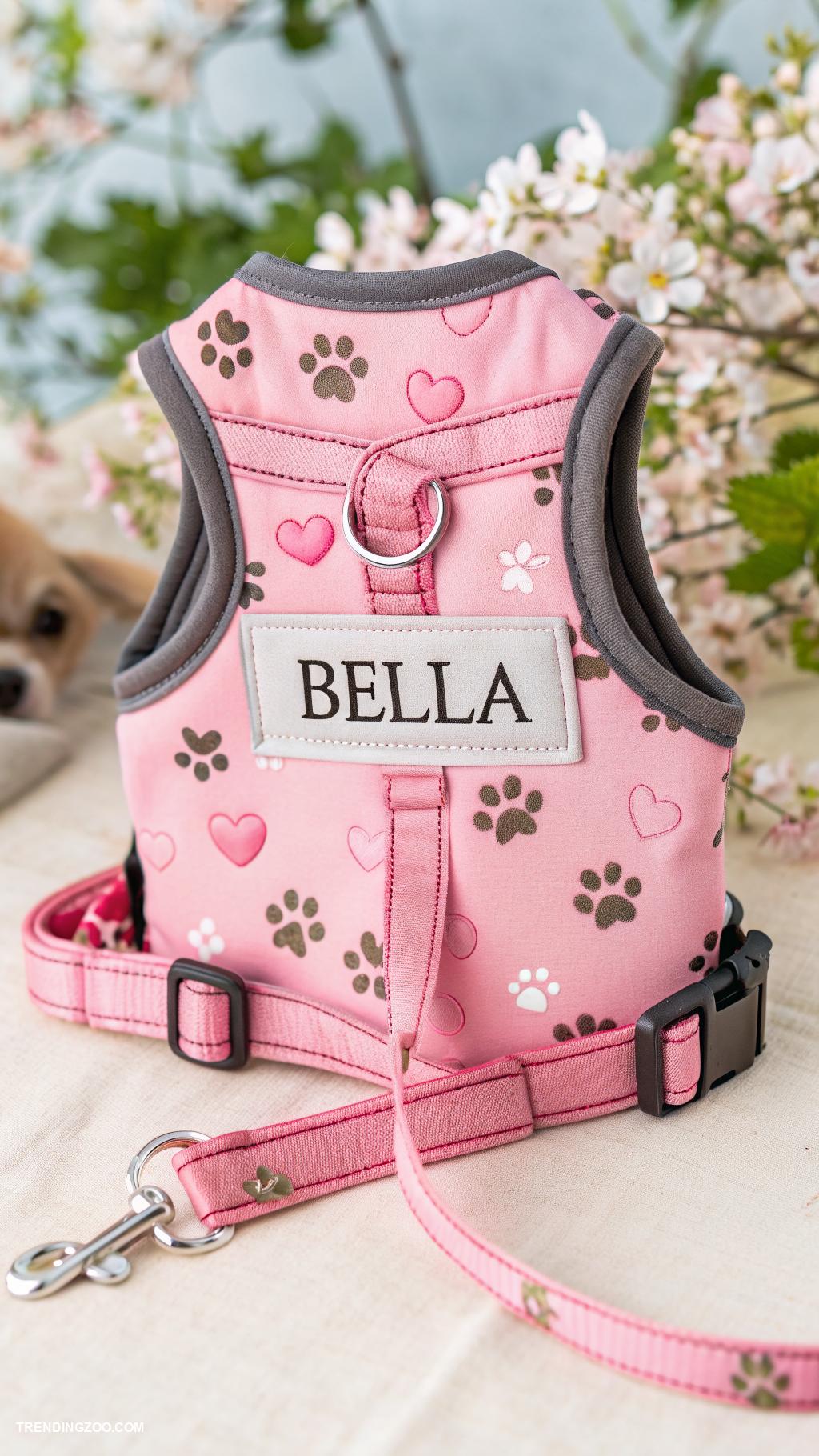 diy dog vest ideas Customizable vest with your dogs name