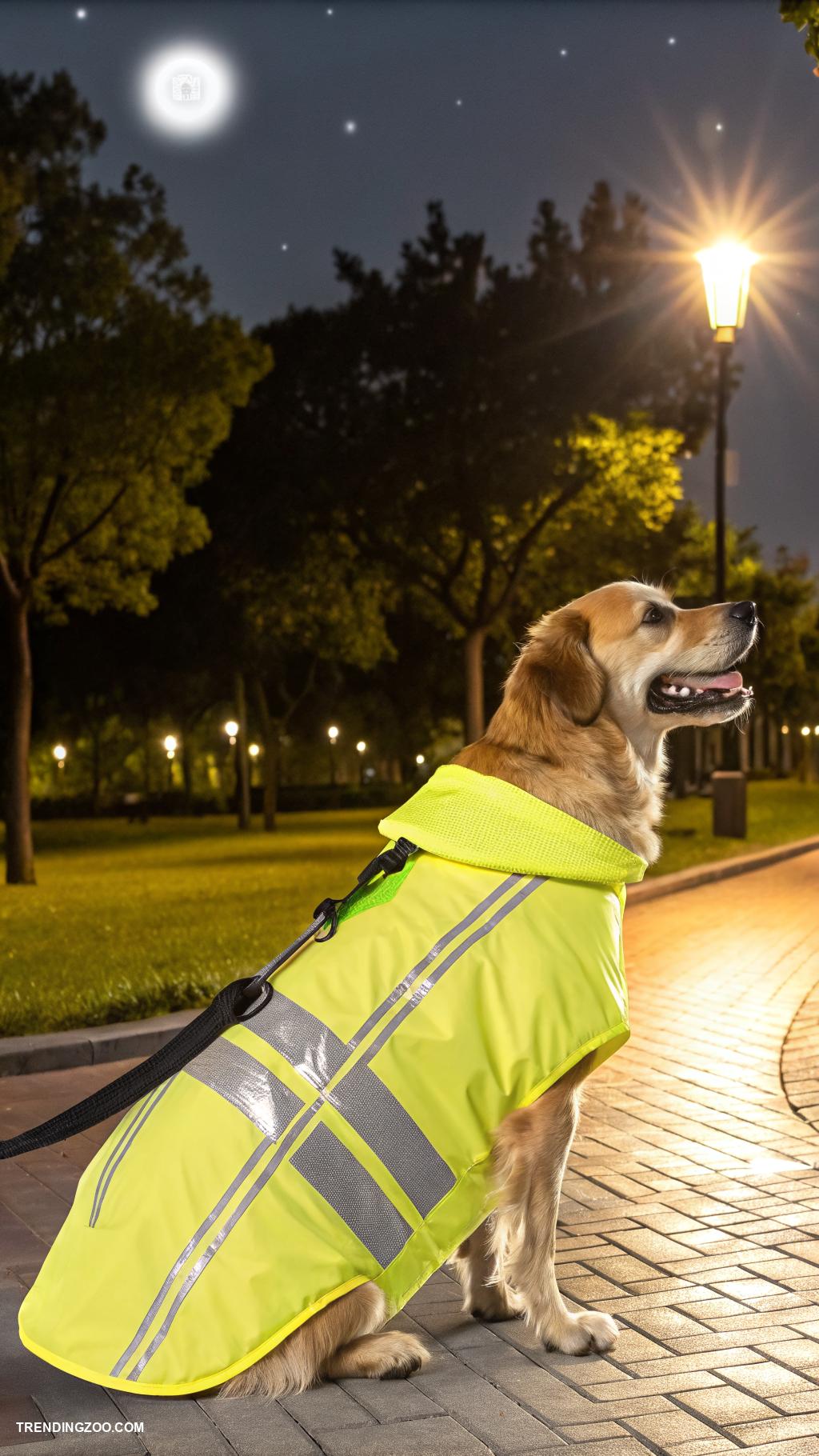 diy dog vest ideas Reflective vest for nighttime walks