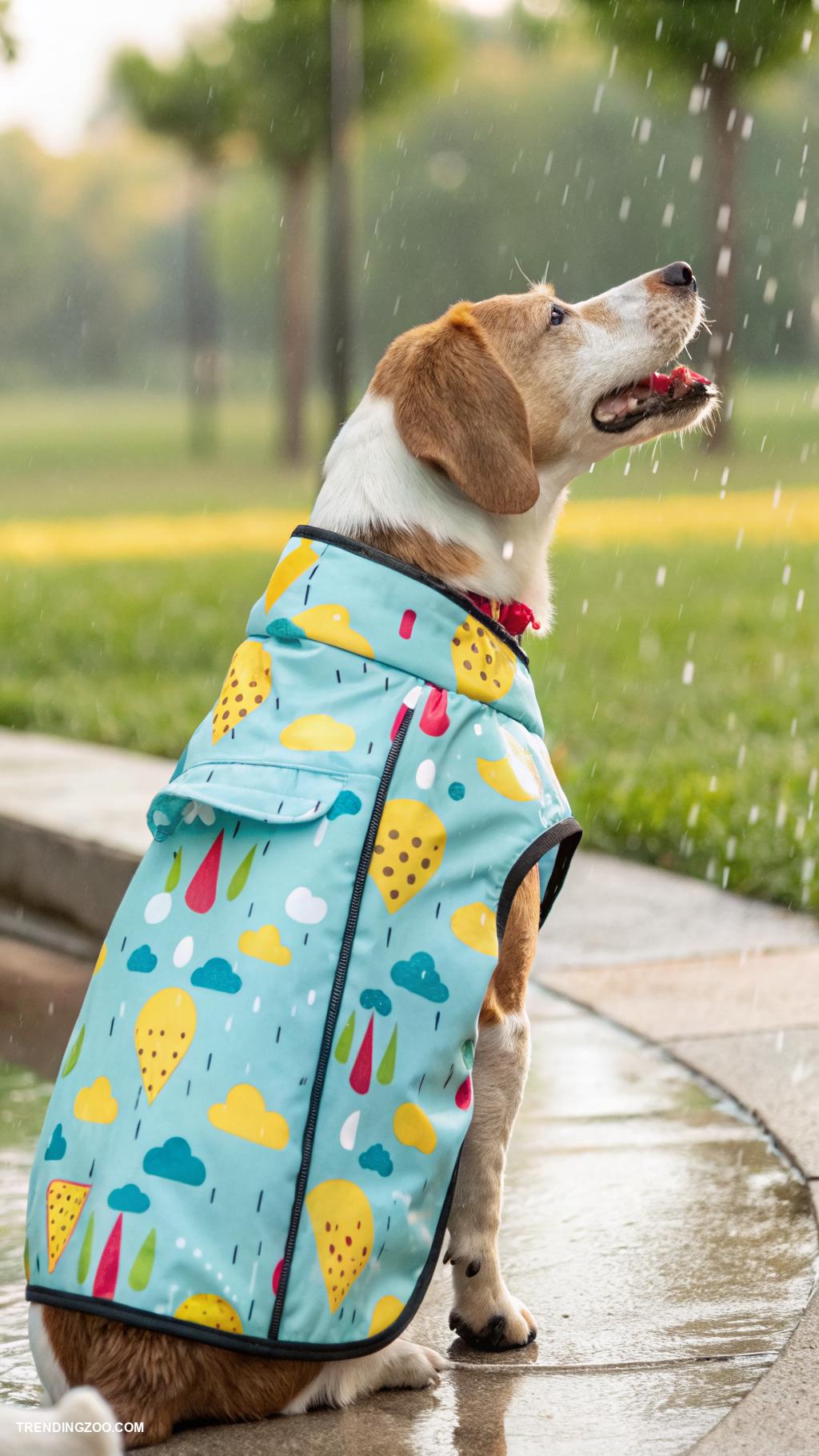 diy dog vest ideas Water resistant vest for rainy weather