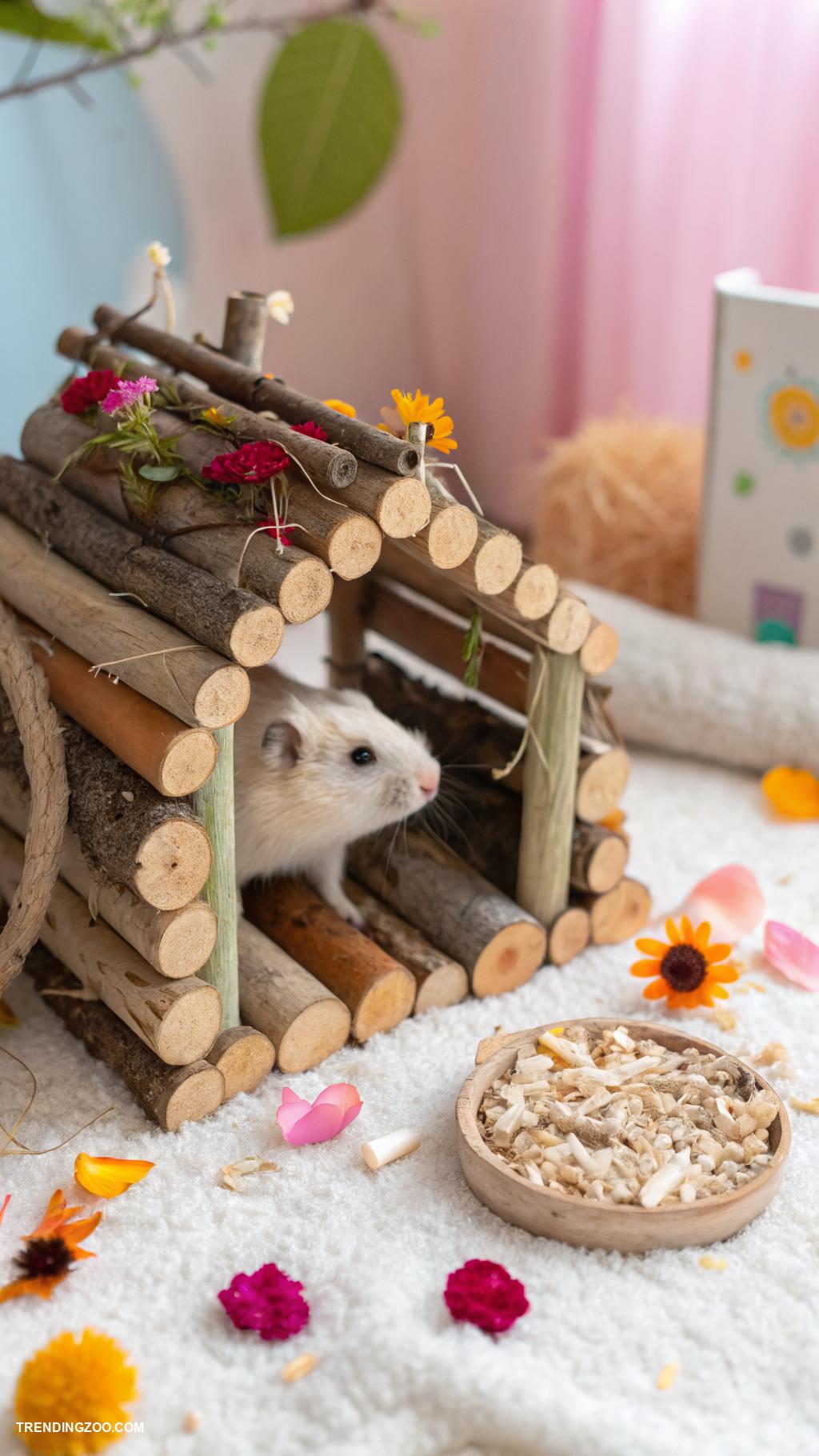 diy hamster stuff Build a natural chewing toy with branches