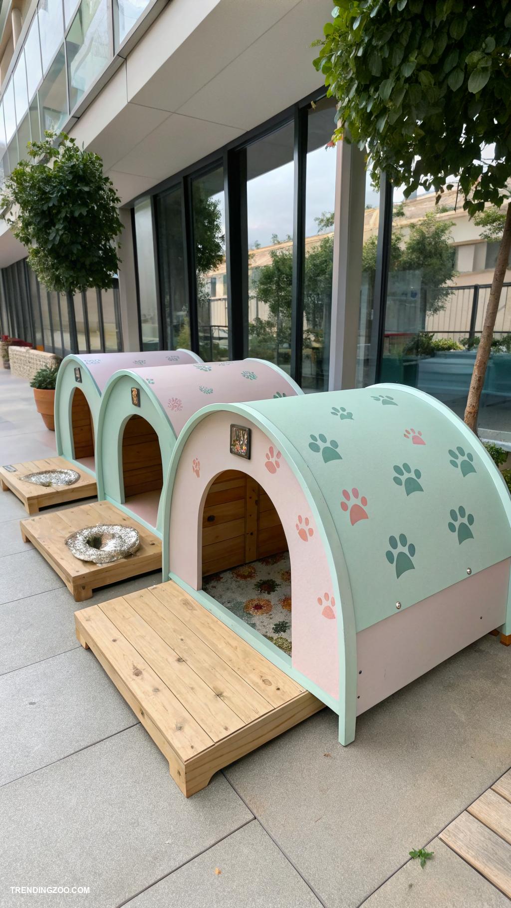 dog houses for multiple dogs Modular dog house with connecting tunnels